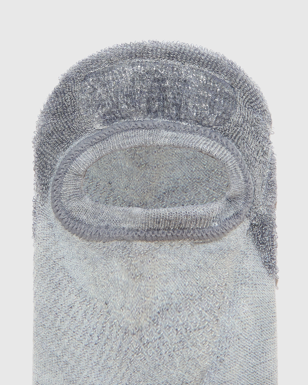 Heather Gray No Show Socks 3-Pack
