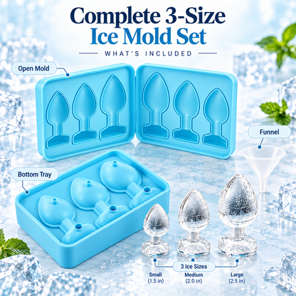 🔥 Summer Sale – Funny Prank Ice Cube Mold – Fun Silicone Tray for Drinks & Parties