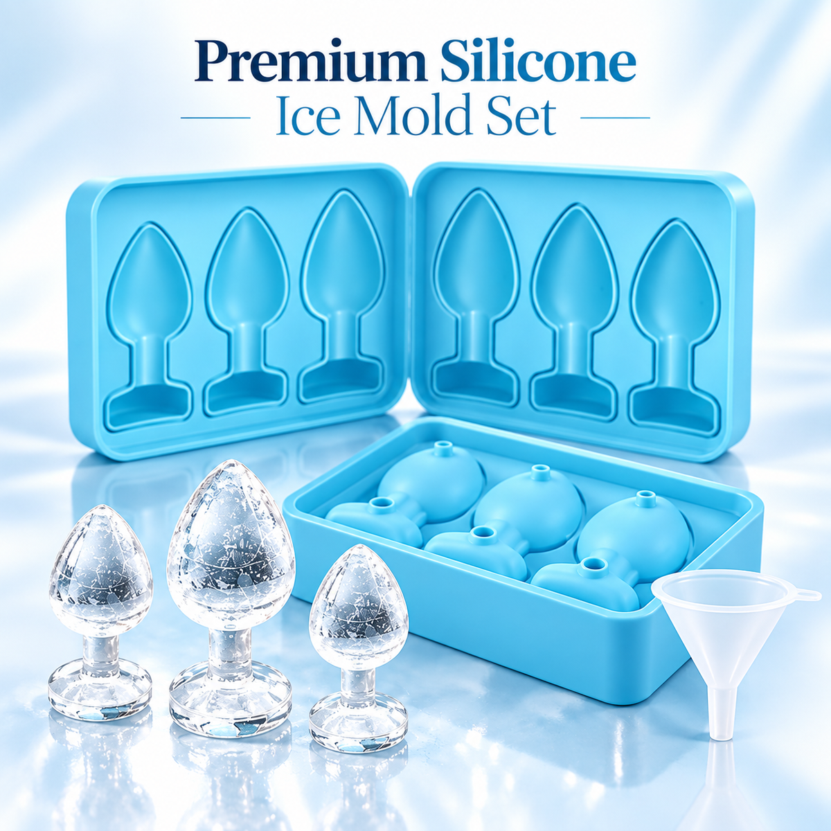 🔥 Summer Sale – Funny Prank Ice Cube Mold – Fun Silicone Tray for Drinks & Parties